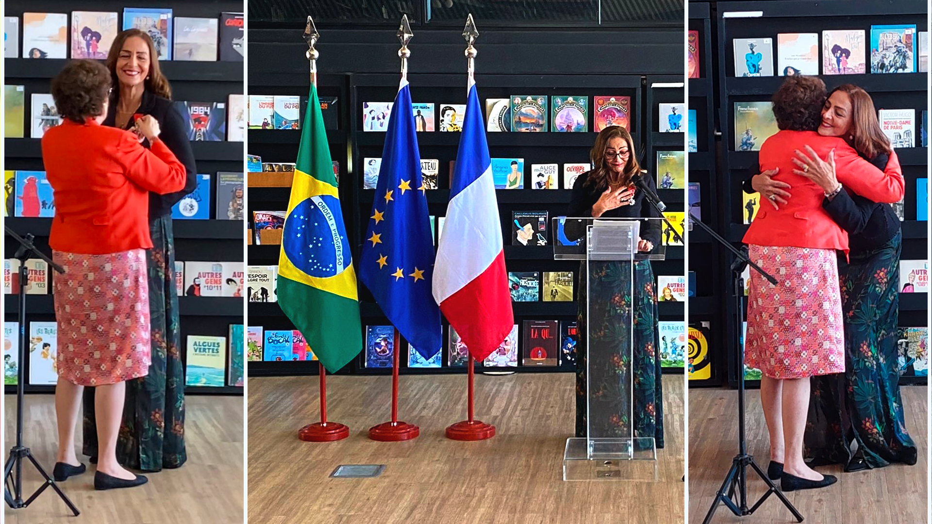 Presidente da AF Rio, Katia Chalita recebe o grau de Chevalier da Légion d’Honneur! ?️